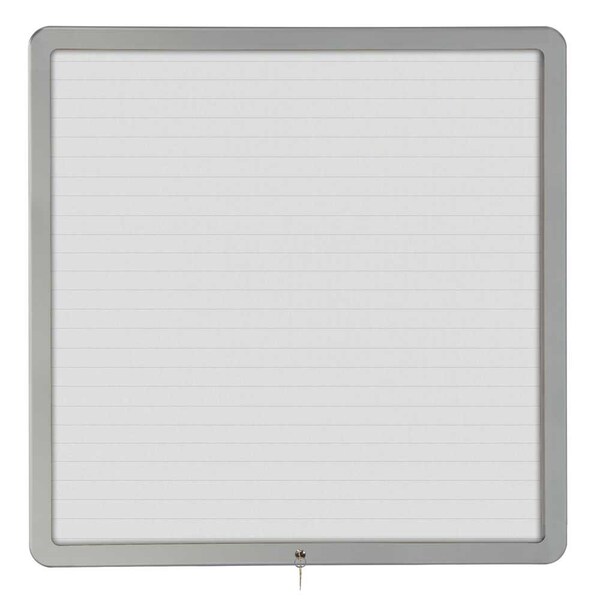 Sliding Door Wood Corkboard, 60"x36", Cher, UV9004OCS-CHERRY-PEARL